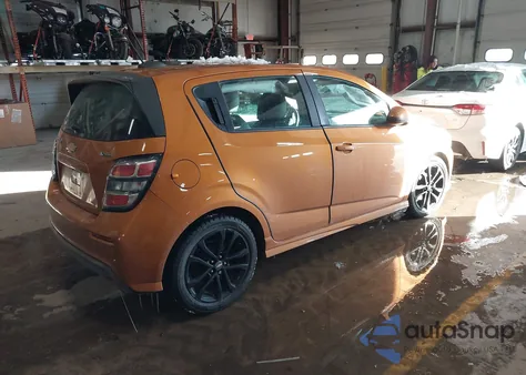 2017 Chevrolet Sonic Premier Auto из США, поврежденный, VIN 1G1JF6SB5H4140725